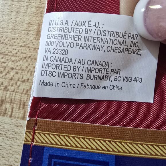 Set Of 4 Fall Placemats 12” x 18” Autumn Pumpkins Polyester Fabric Washable - Picture 4 of 5